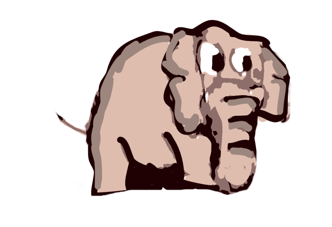 the elephant saw the lion in the boat