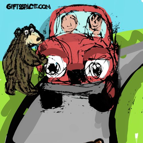 Bear requesting a lift