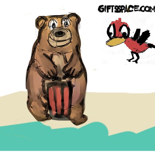 Bear drummist