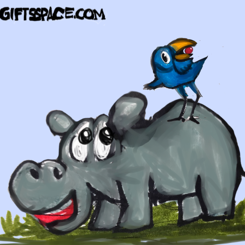 hippo and the bird children