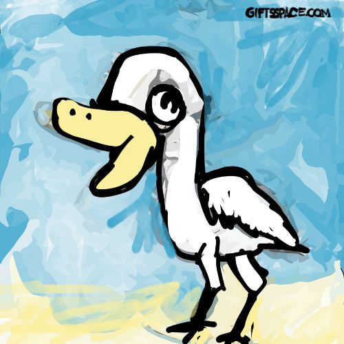 a singing spoonbill