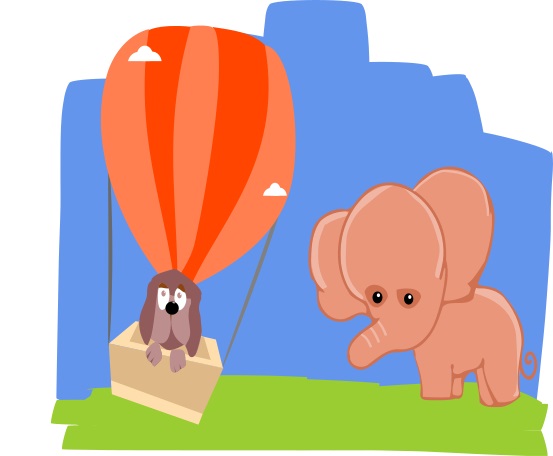balloon dog and the elephant