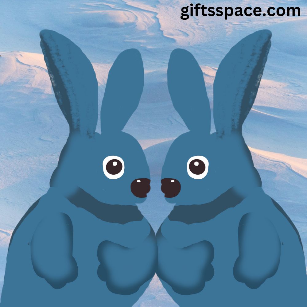 cartoon of two rabbits fighting