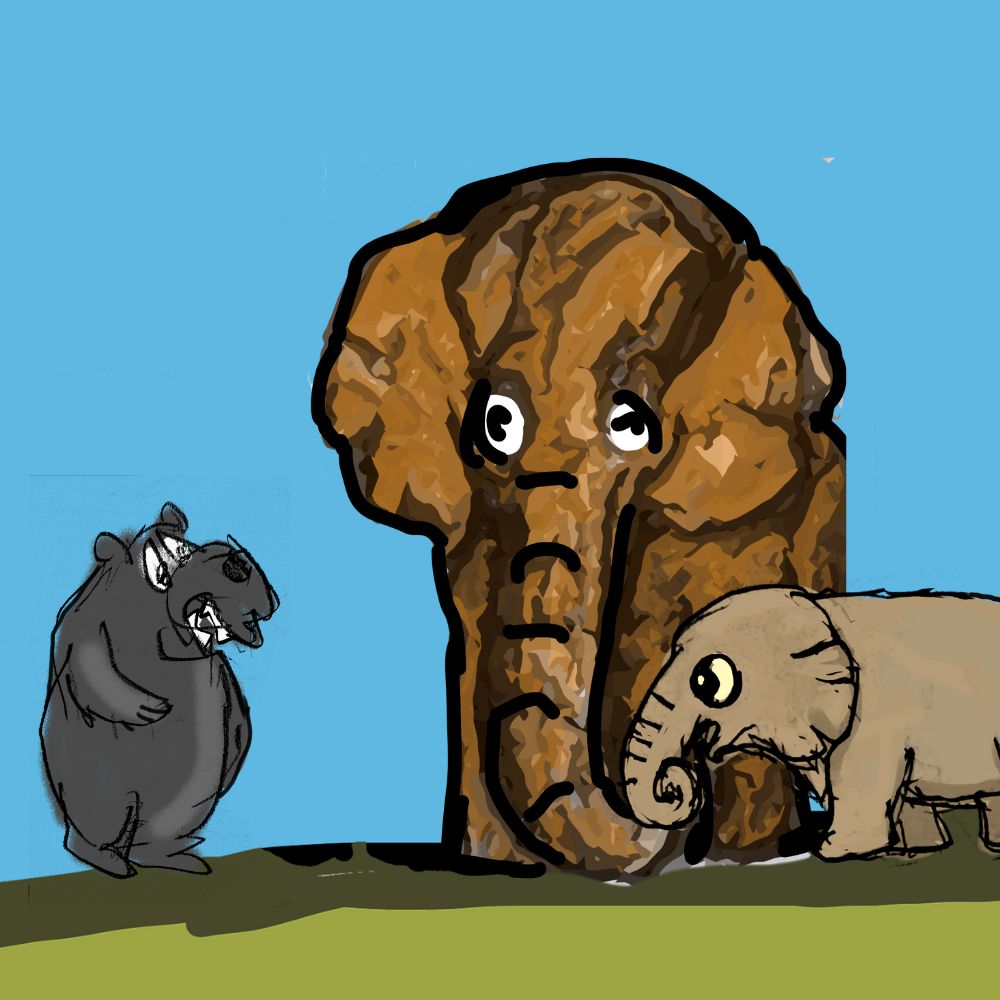bear and the elephants