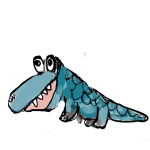 funny croc cartoon