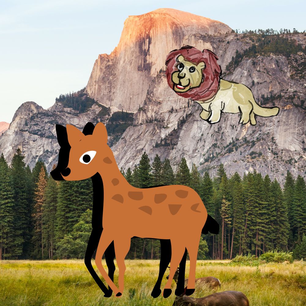 lion and the deer story