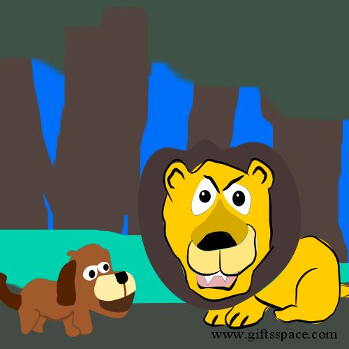 lion and the dog story