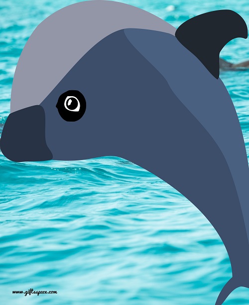 dolphin leapt in joy