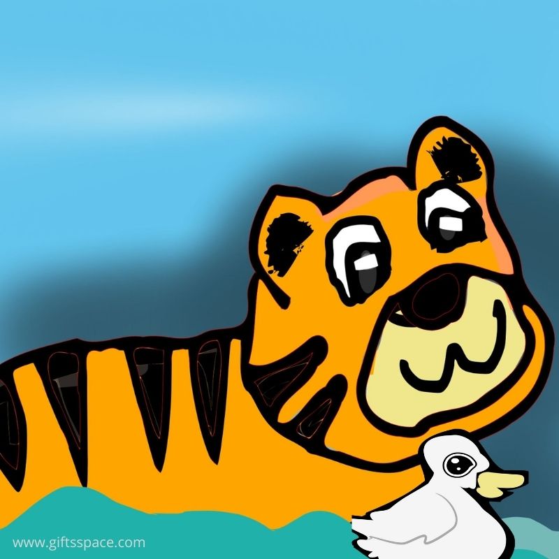 tiger and the duck