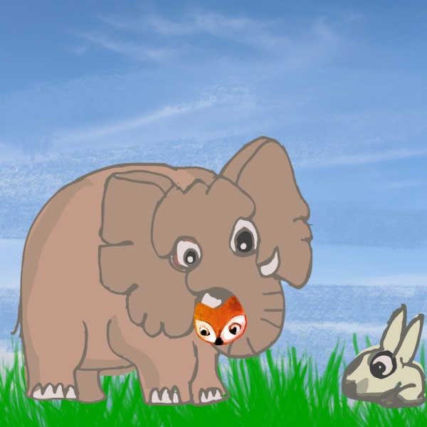 elephant and the rabbit story