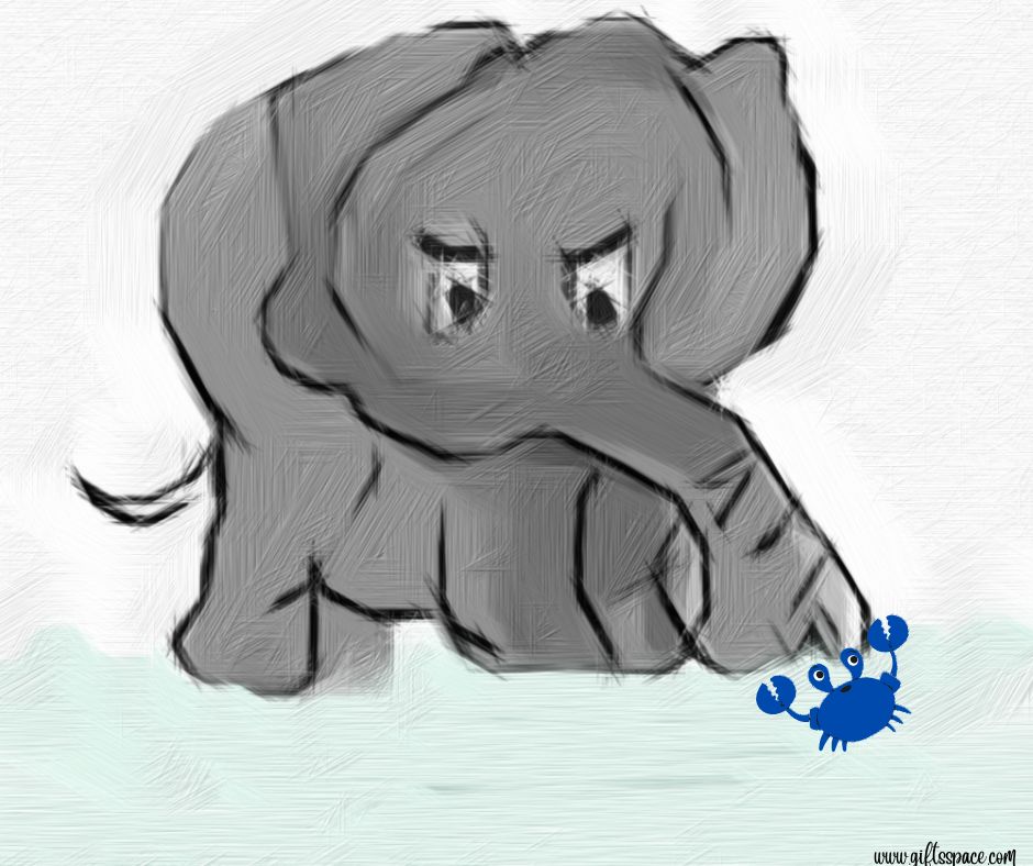 elephant and the crab encounter