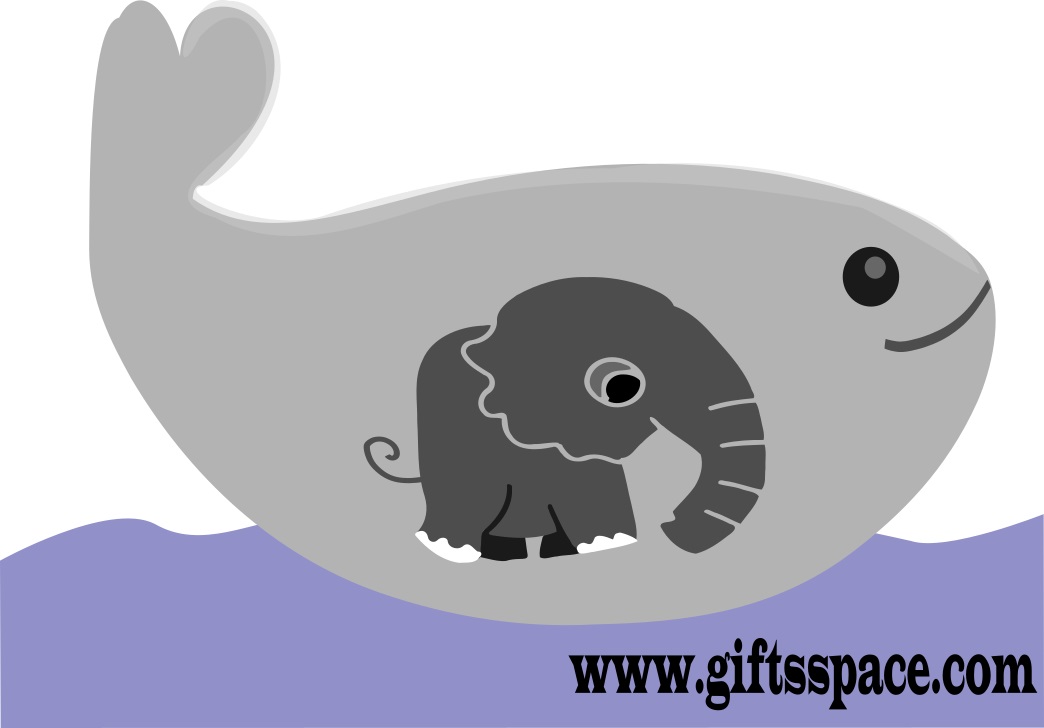 Elephant and the blue whale