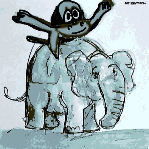 monkey and the elephant story