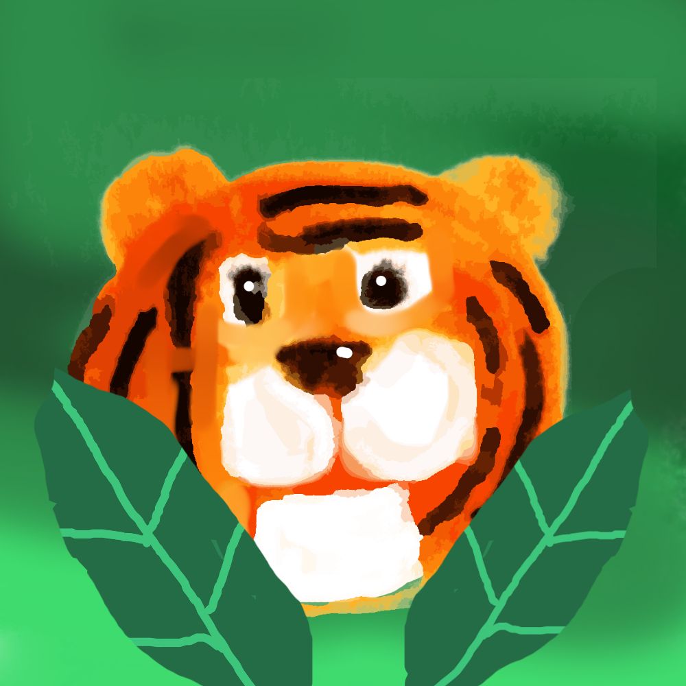 funny tiger image