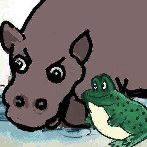 hippo and the frog