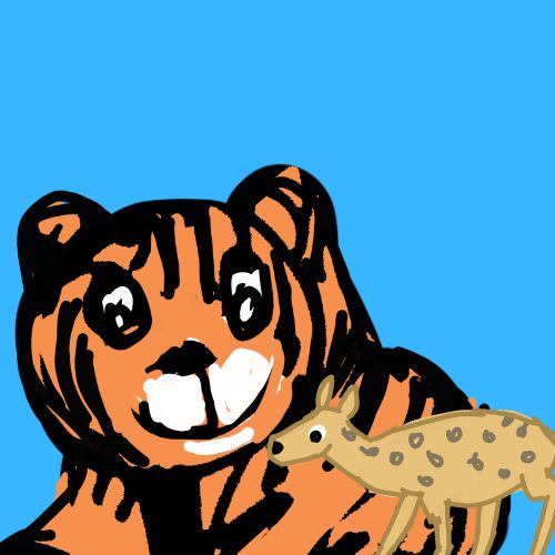 tiger and deer children