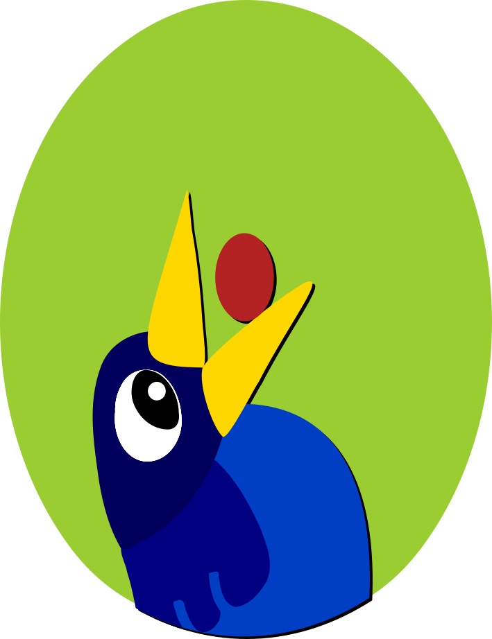 bird catching a fruit with its beak