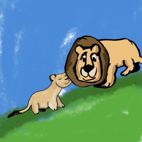 lion family