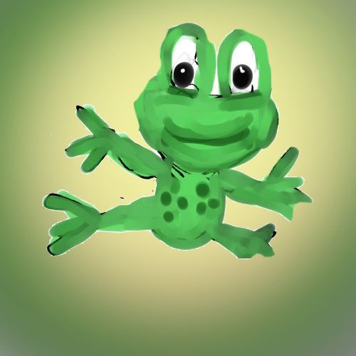 frog jumping