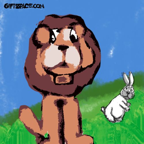lion and the rabbit story