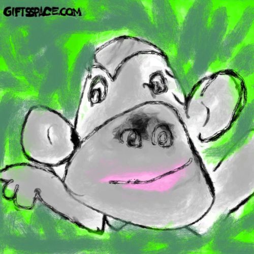 The monkey whiskers