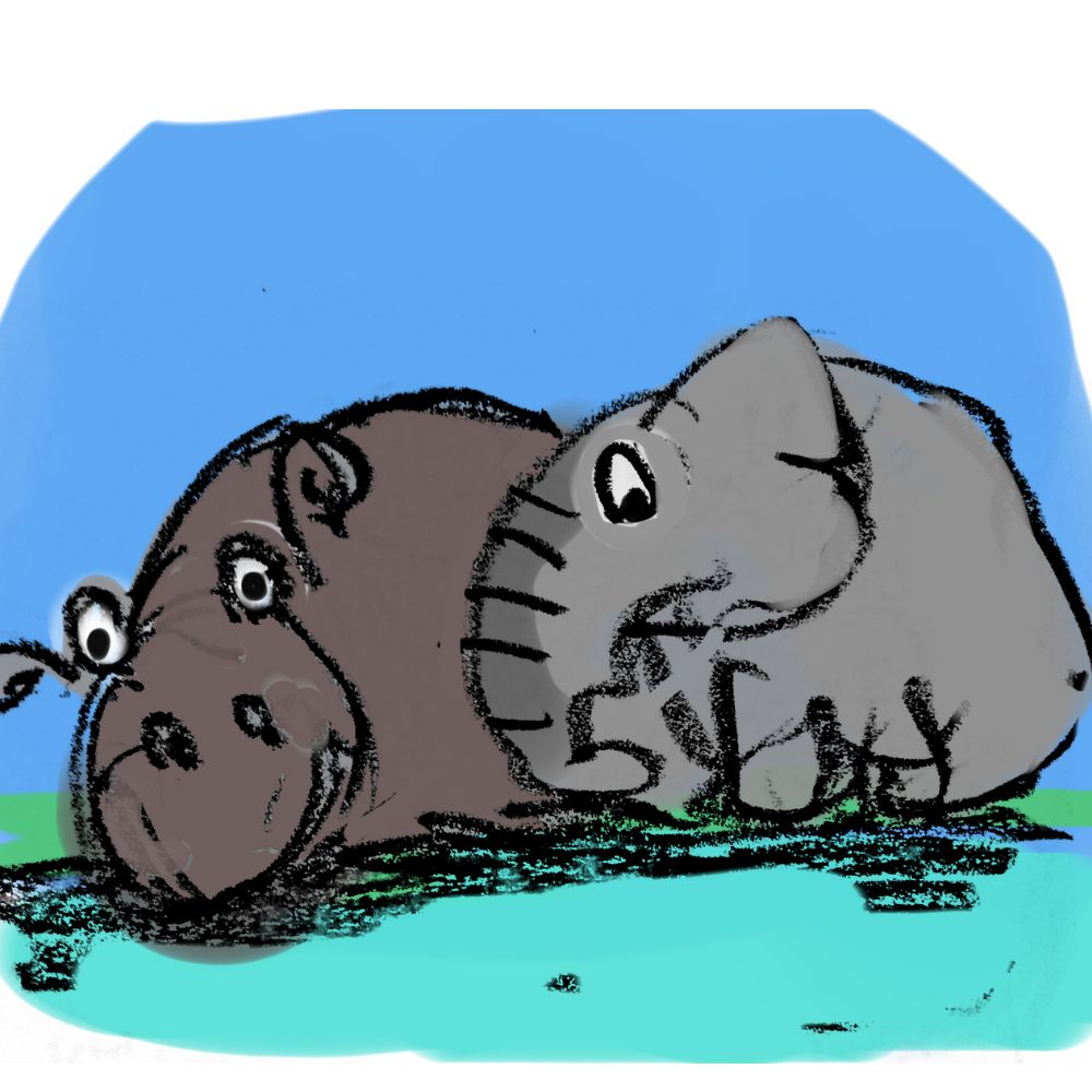 elephant and the hippo story
