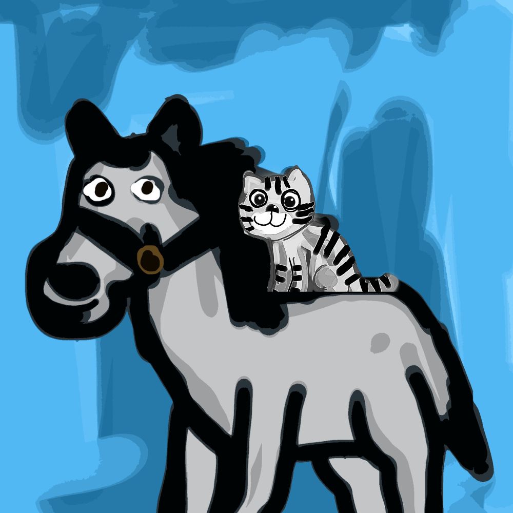horse and the cat