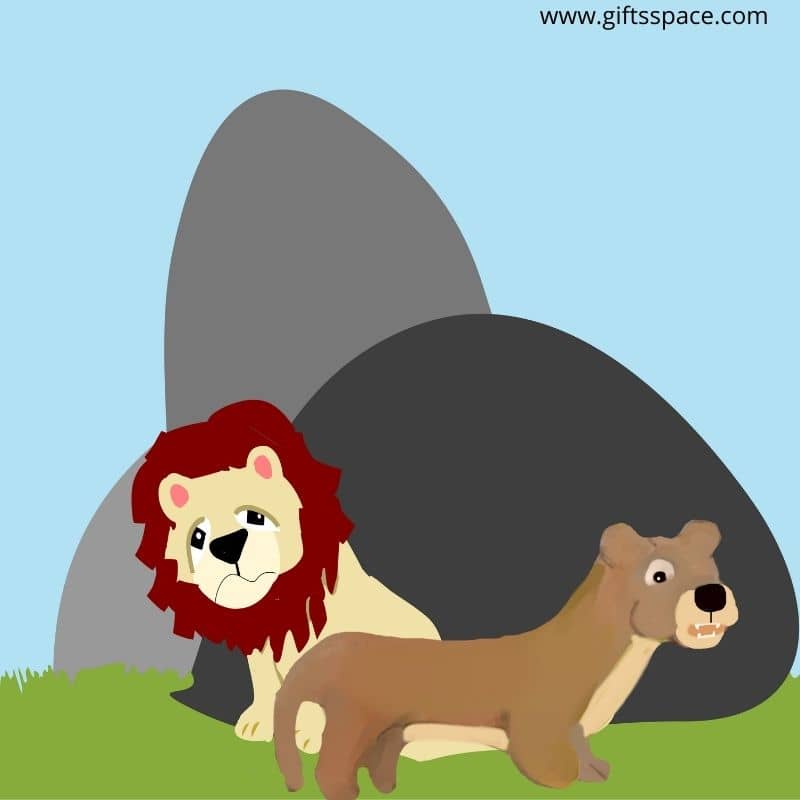 lion and the lioness