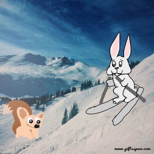 rabbit skiing