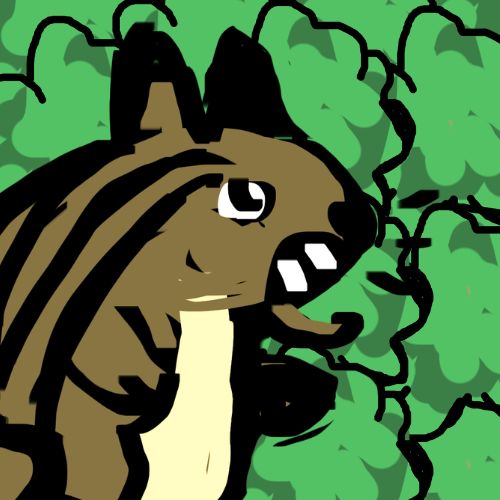 squirrel on the tree