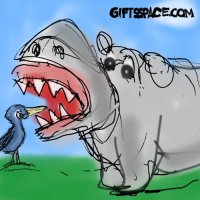 What Is Inside The Big Mouth Of The Hippo