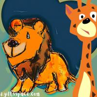 The lion and the giraffe story