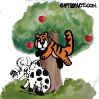 The Sneaky Tiger's Big Mistake