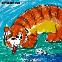 What Will A Tiger Do If It Spots A Crocodile