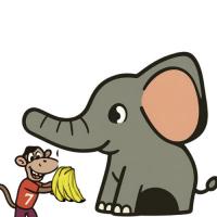 The Banana Lover Elephant