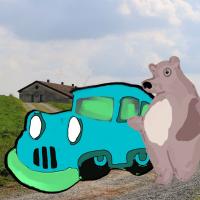 Bear And The Honking Car