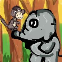Monkey And The Elephant