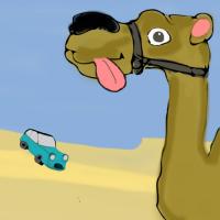 car and the camel story for children