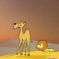 lion and the camel story