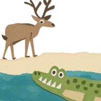 Crocodile And The Deer