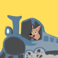 Dog And The Train