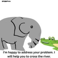 Helping Crocodile