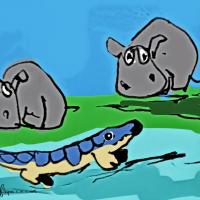 Hippos And The Croc