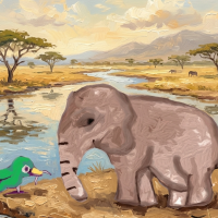 The Elephant And The Little Bird