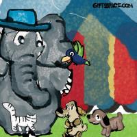 Jumbo, The Circus Elephant And The Little Bird