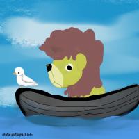 Lion In A Dinghy