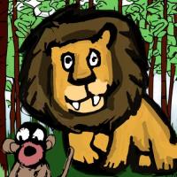 Monkey And The Lion