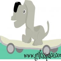 The Skillful SkateBoard Dog