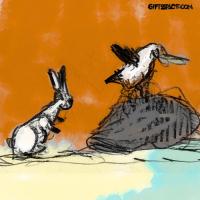 Rabbit And The Bird