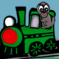 Monkey, The Train Driver